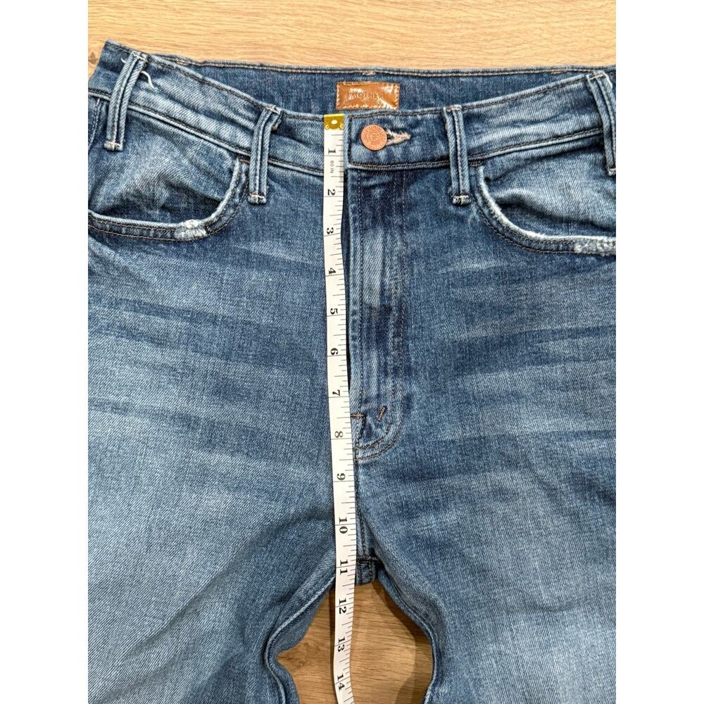 MOTHER The Hustler Roller Wide Leg Ankle Jean in High on the Hog Women’s 27 Blue - Picture 6 of 12